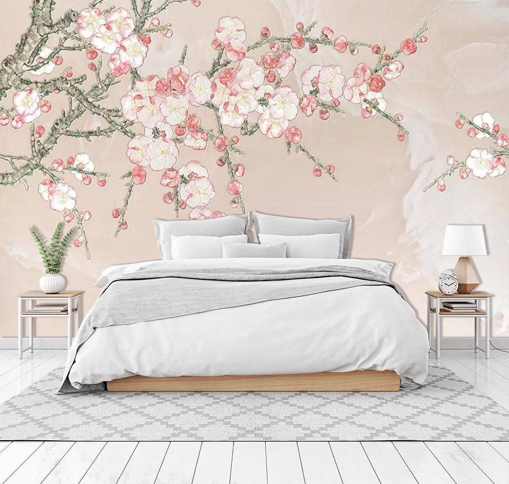 3D Plum Blossom WC371 Wall Murals