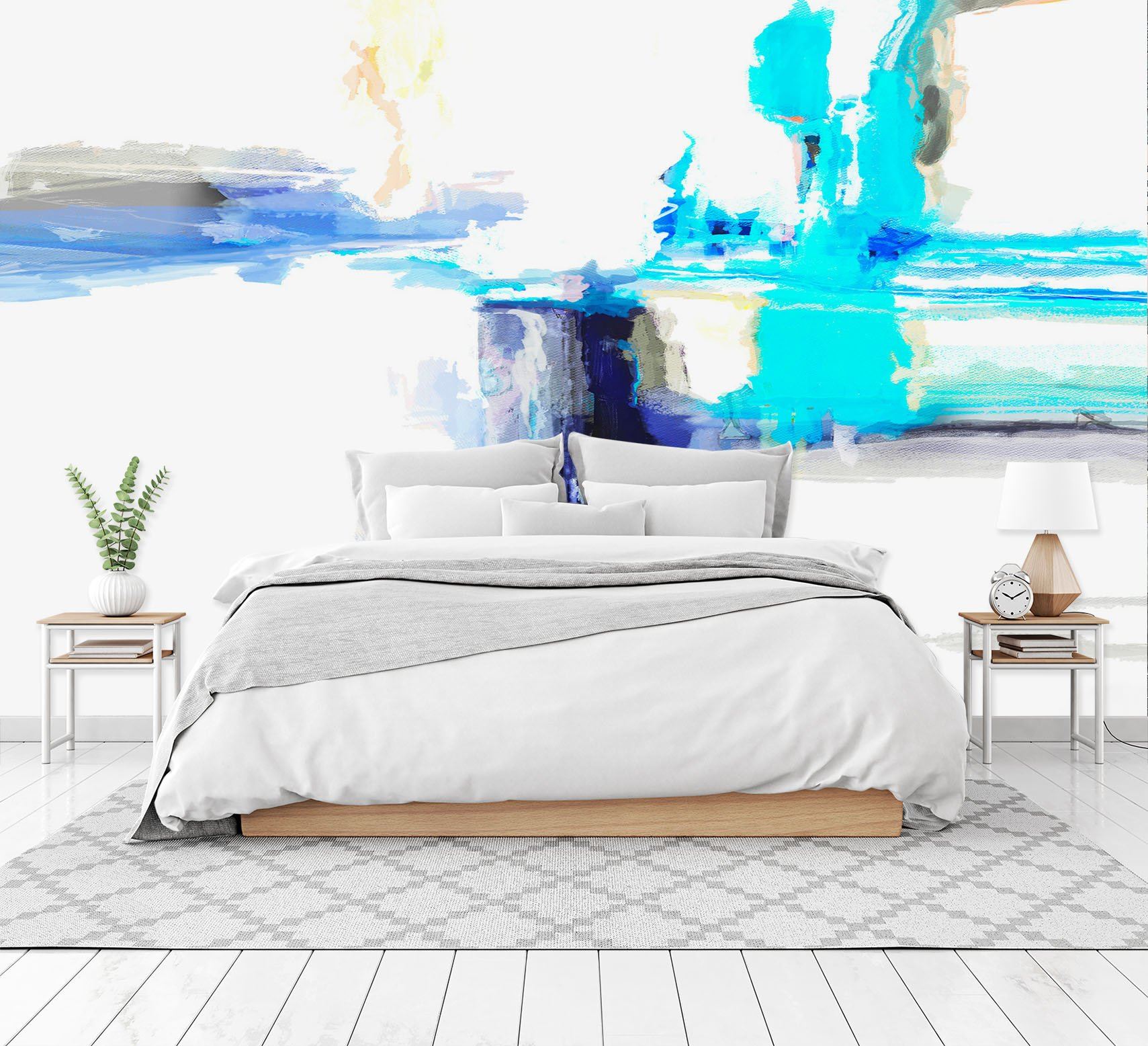 3D Blue Graffiti 1410 Michael Tienhaara Wall Mural Wall Murals Wallpaper AJ Wallpaper 2 