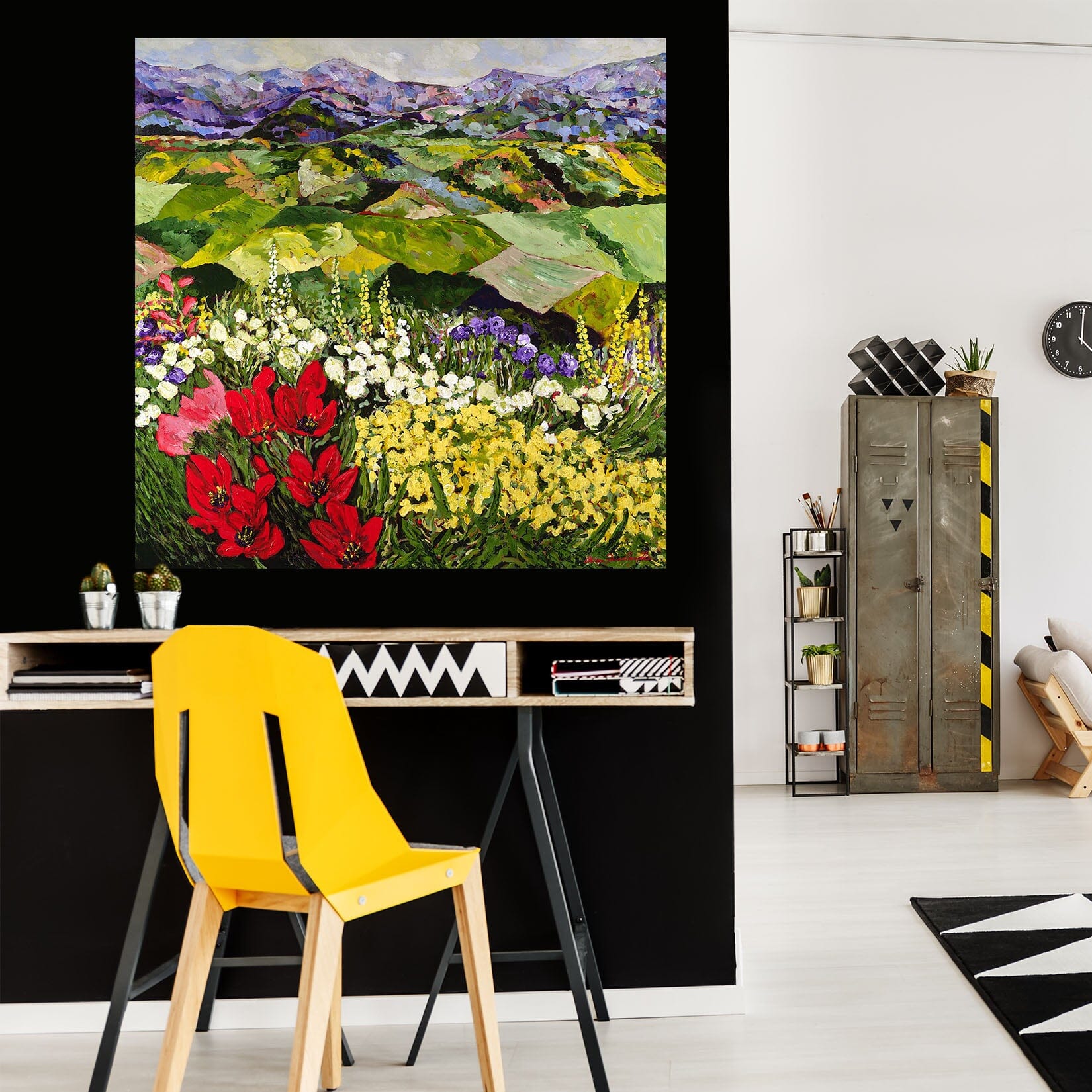 3D Mountaintop Wildflowers 141 Allan P. Friedlander Wall Sticker Wallpaper AJ Wallpaper 2 