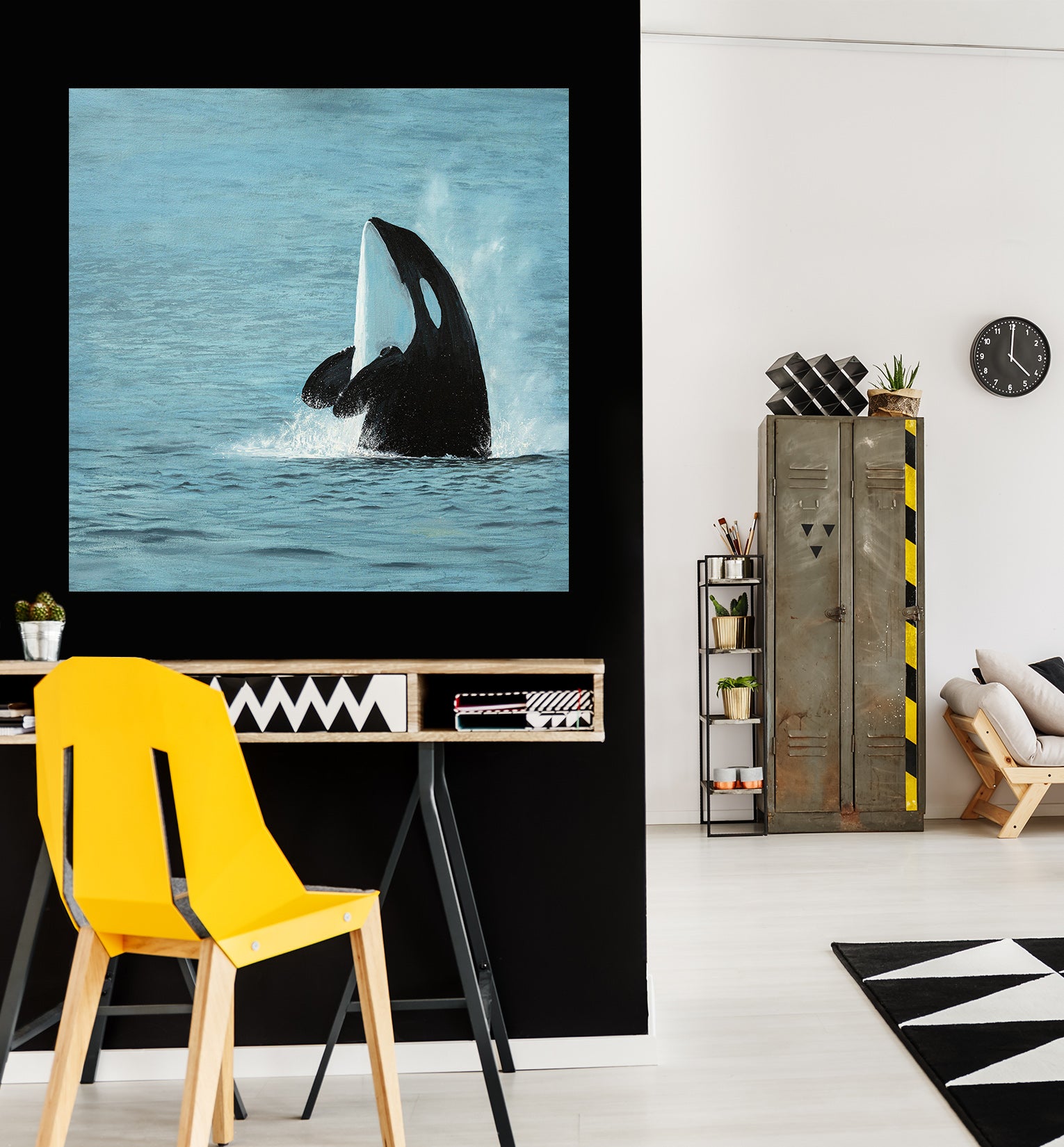 3D Whale 1809 Marina Zotova Wall Sticker