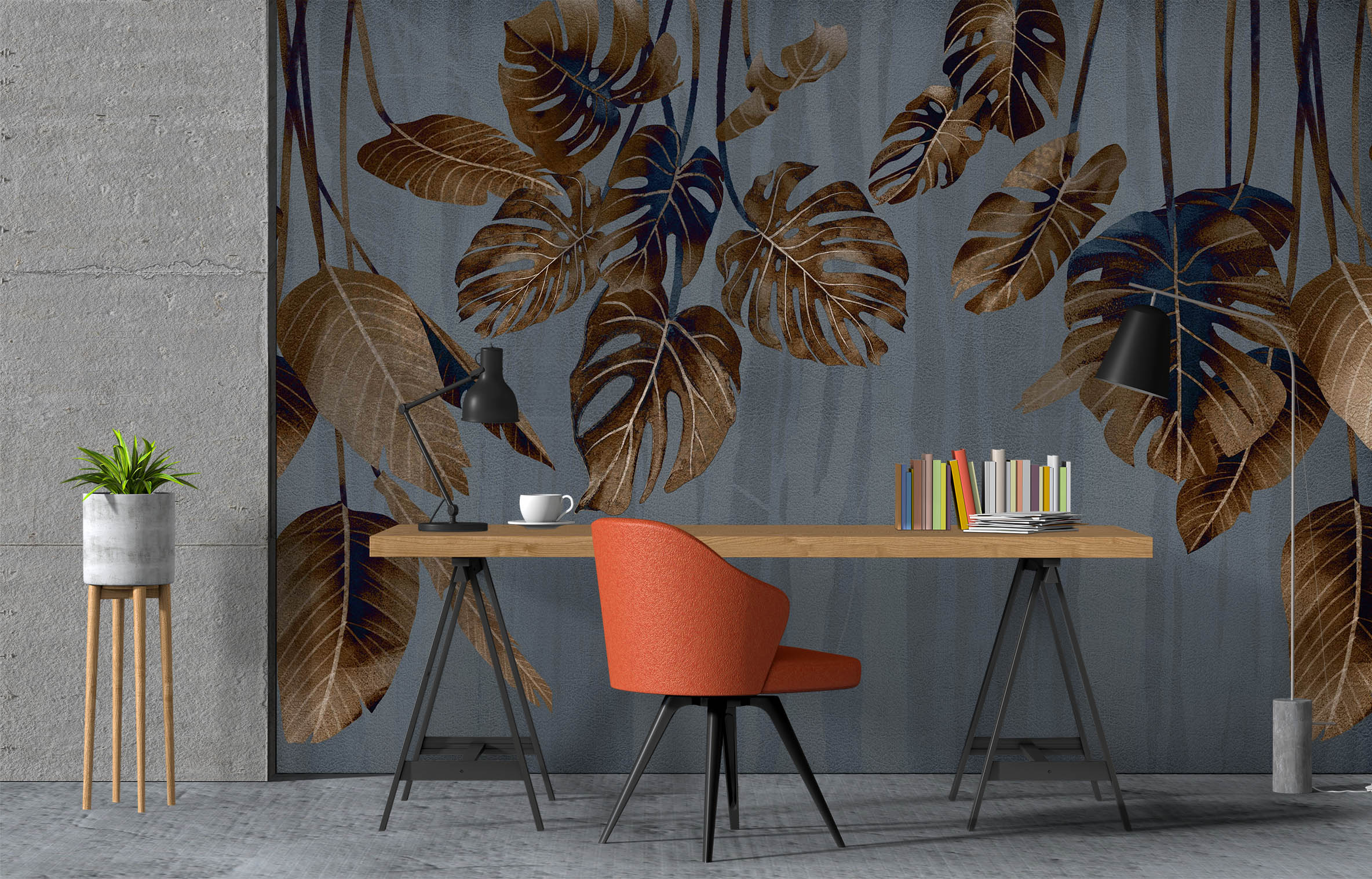 3D Dead Leaves 1063 Wall Murals