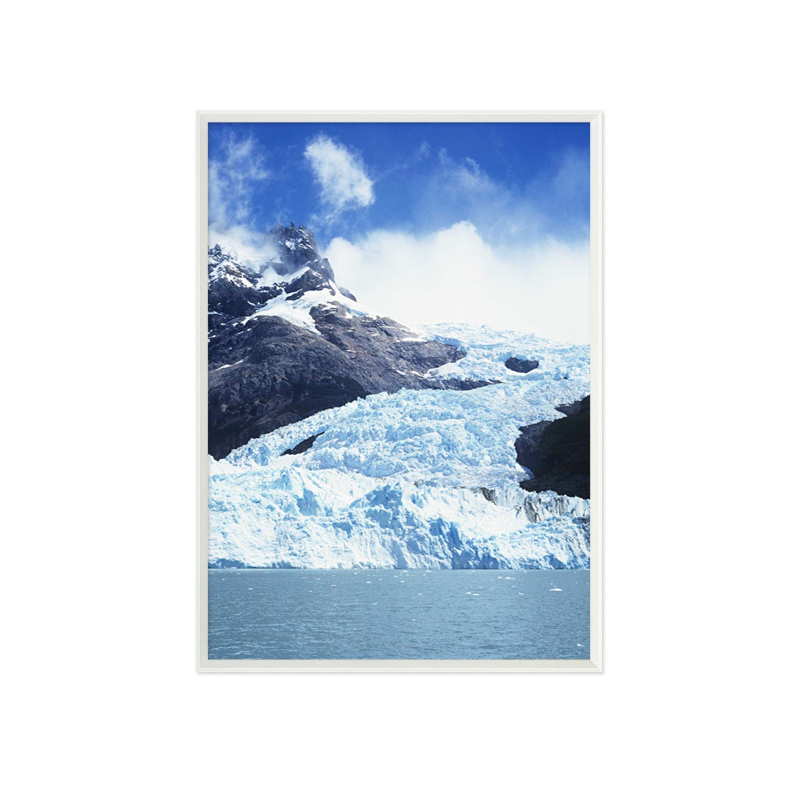 3D Ice Sea 024 Fake Framed Print Painting Wallpaper AJ Creativity Home 