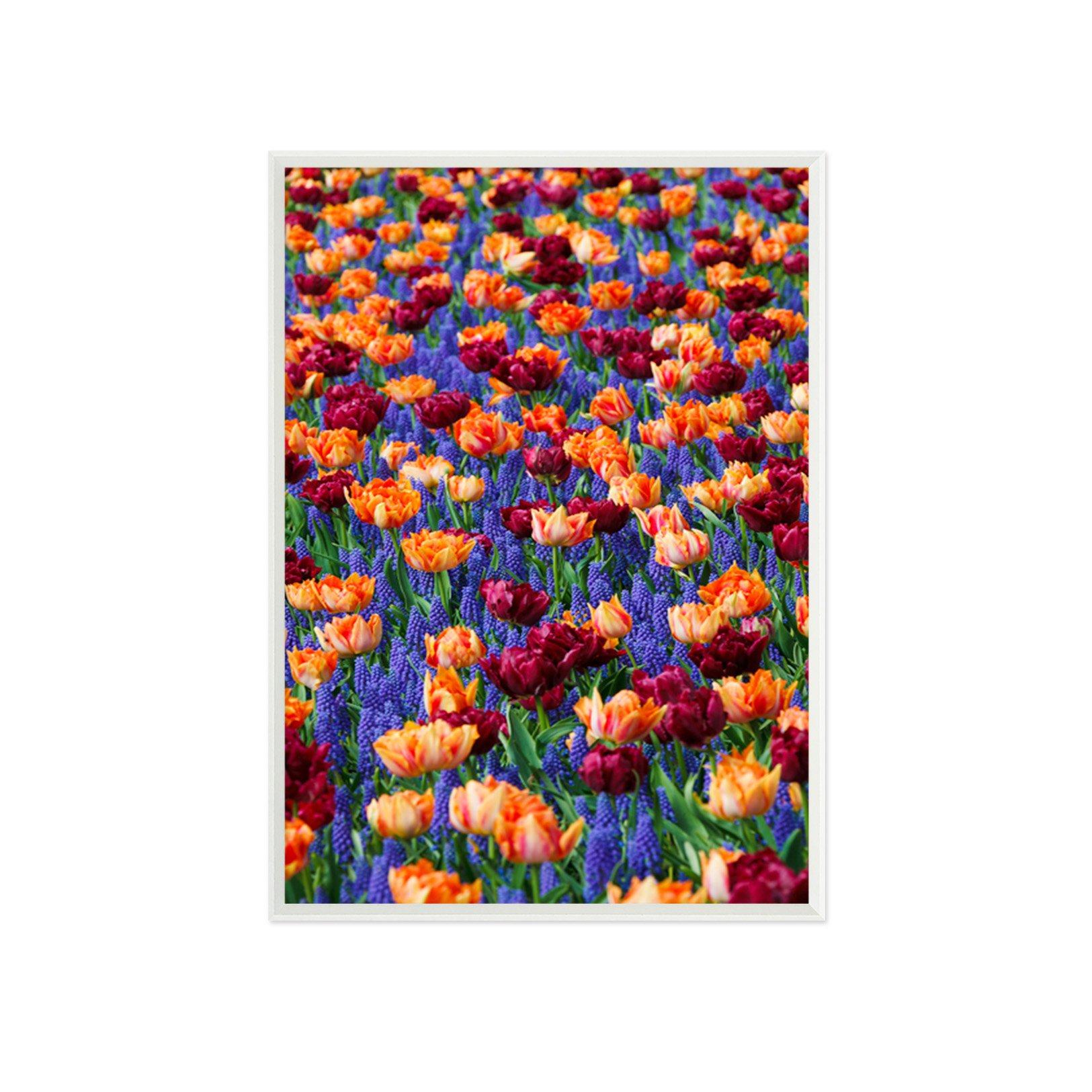 3D Flower Sea 048 Fake Framed Print Painting Wallpaper AJ Creativity Home 