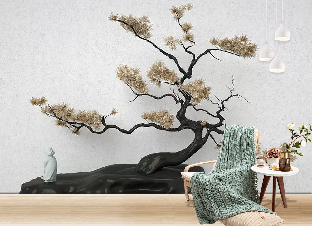 3D Bonsai Art WC782 Wall Murals